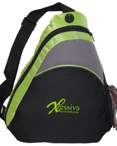 Promotional Products, Spiritwear, Safety Wear, Uniforms, Linen, Hospitality and Healthcare Supplies 45 Cobalt Sling Backpack