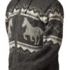 Animal Print Wool Cardigan