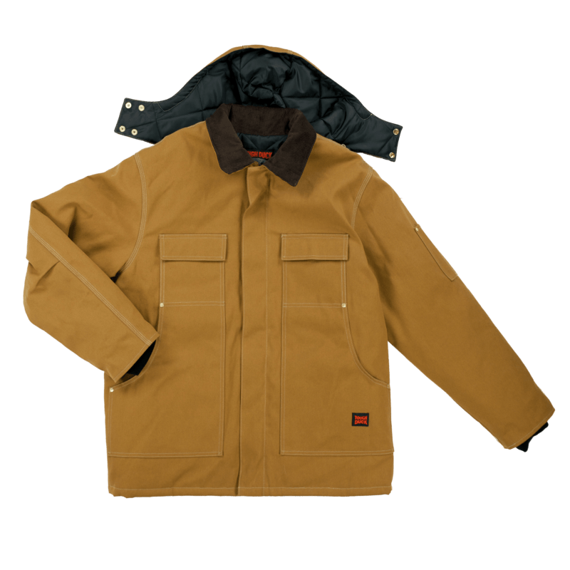 WJ34 BROWN F Tough Duck Ultimate Duck Parka Brown Front