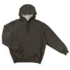 WJ22 CHAR F Tough Duck Mens Popover Hoodie Charcoal Front