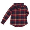 WS12 REDP B Tough Duck Womens Plush Pile Lined Flannel Red Plaid Back